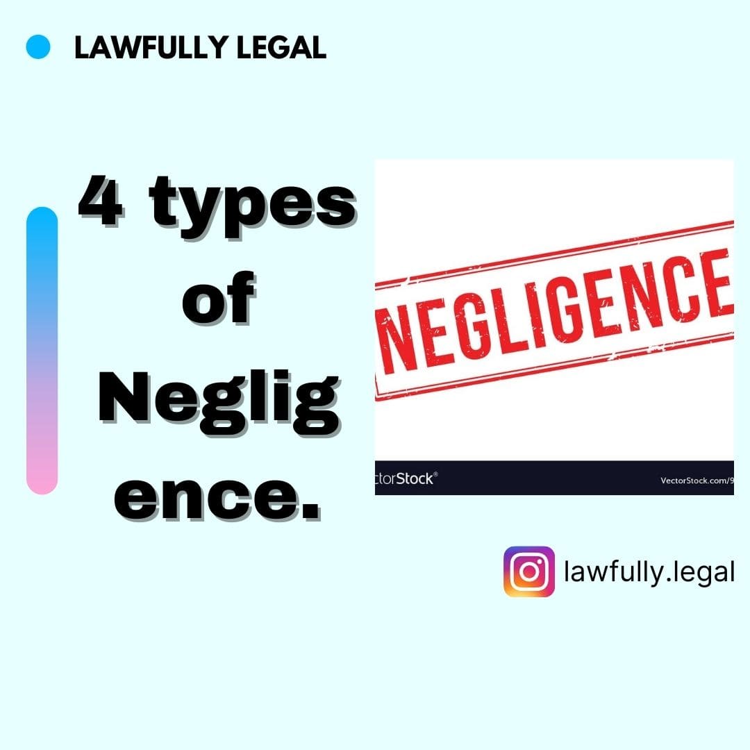 4 types of Negligence.