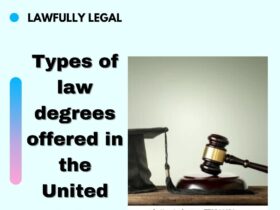 Types of law degrees offered in the United states