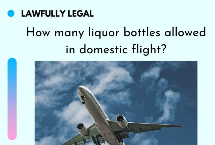 How many liquor bottles allowed in domestic flight?